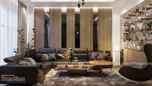 Thiết kế nội thất phòng ngủ cao cấp, sang trọng nhà anh Long